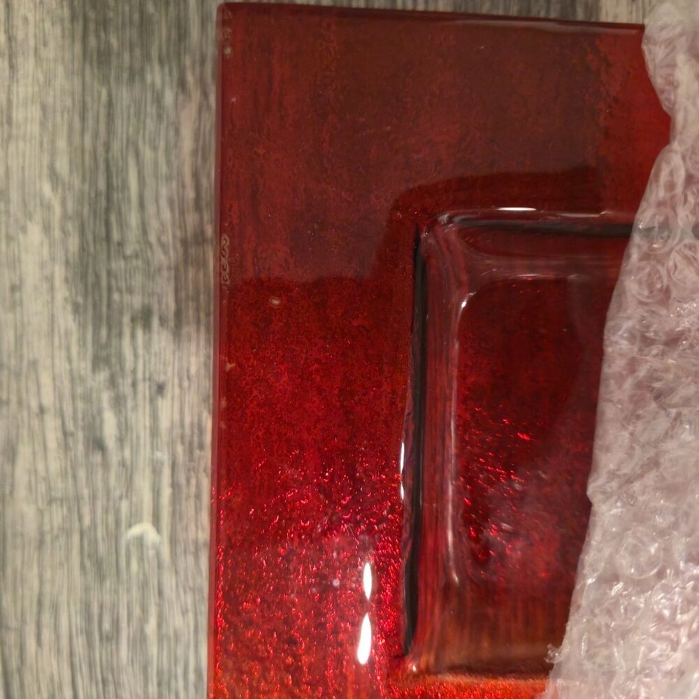 Pfaltzgraff Winterberry Three Glass Votive Candle Holder vintage Christmas Decor - Picture 11 of 12